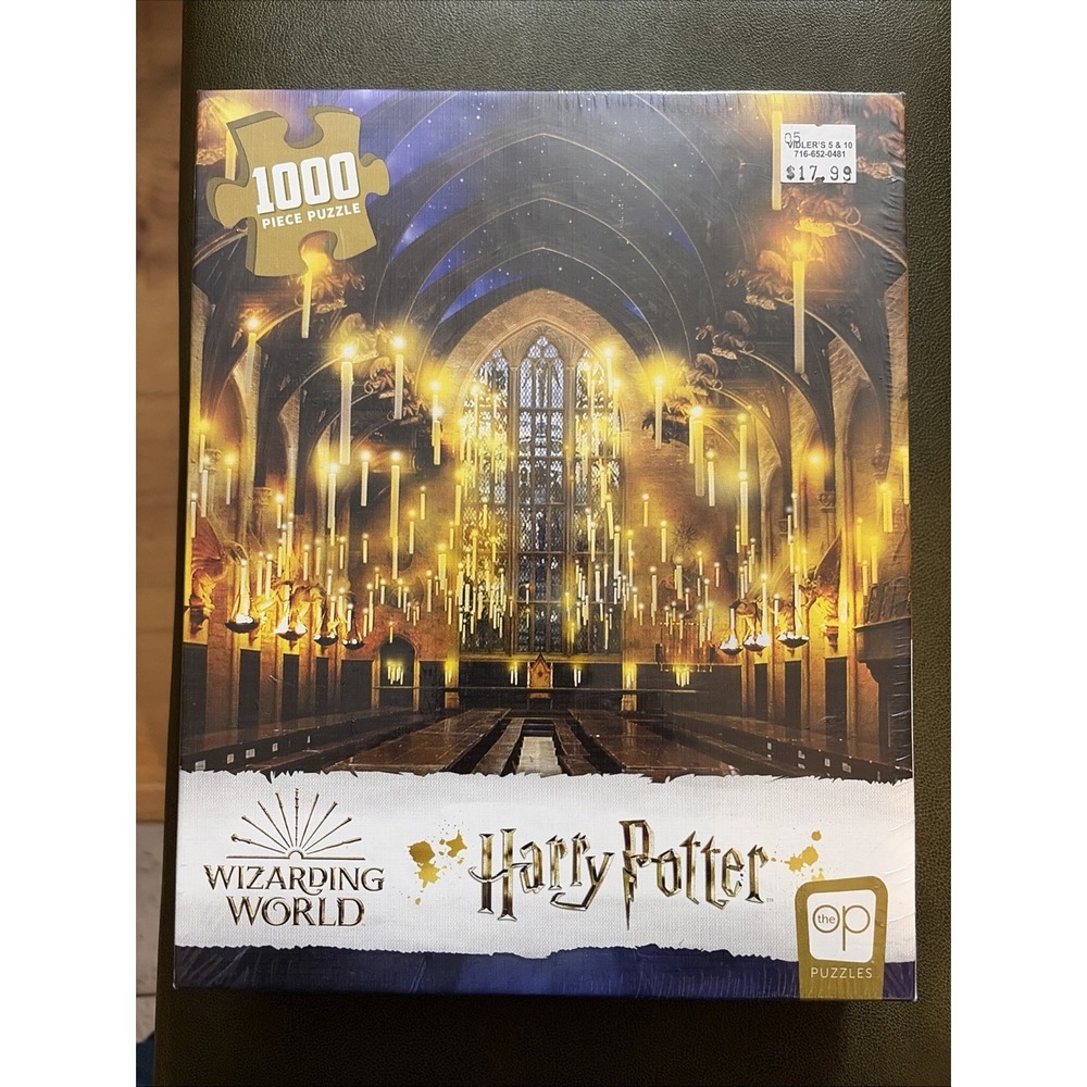 Harry Potter Great Hall 1000 Piece Jigsaw Puzzle - New/Sealed